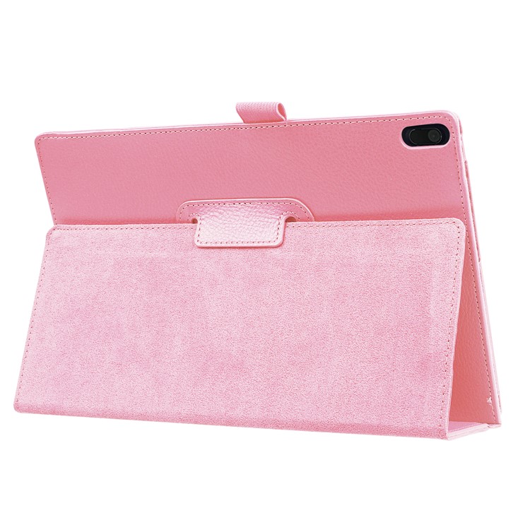 Litchi Texture Universal PU Leather Stand Protective Case for Lenovo Tab 4 10 Plus / Tab 4 10 - Pink-8