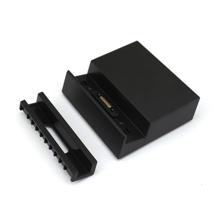 Desktop Magnetic Lade Dock Cradle Stand für Sony Xperia Z2 D6502 D6503 - Schwarz-4