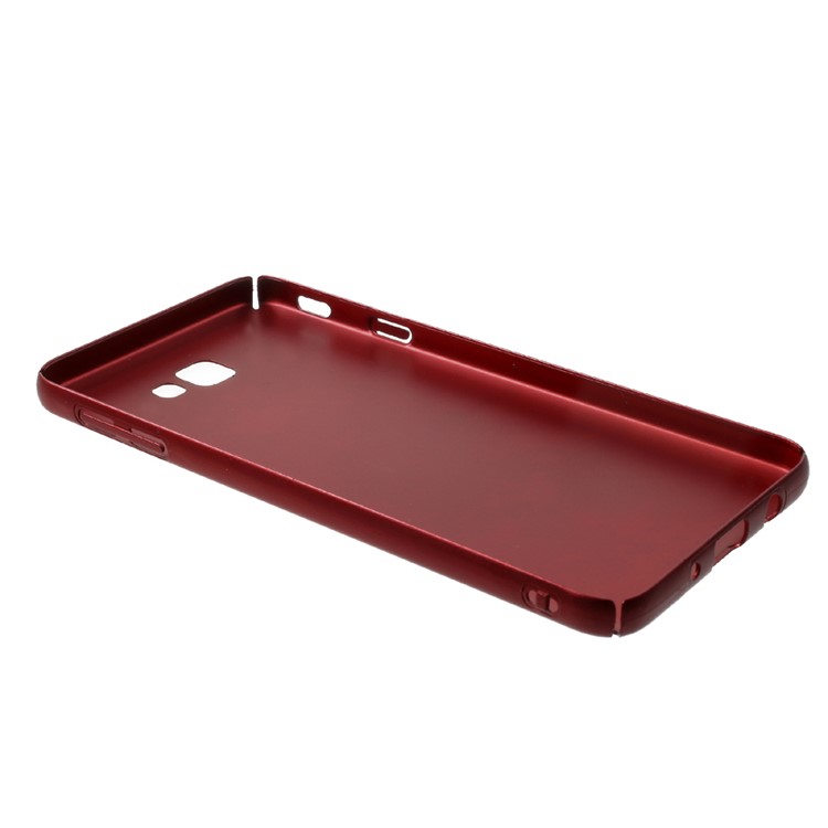 Matte Anti-fingerprint Hard Phone Accessory Case for Samsung Galaxy J7 Prime/On7 2016 - Red-4