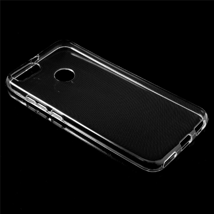 For Xiaomi Mi 5X Clear TPU Mobile Case with Non-slip Inner - Transparent-2