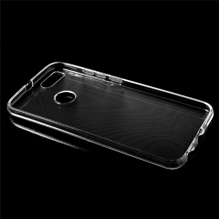 For Xiaomi Mi 5X Clear TPU Mobile Case with Non-slip Inner - Transparent-3