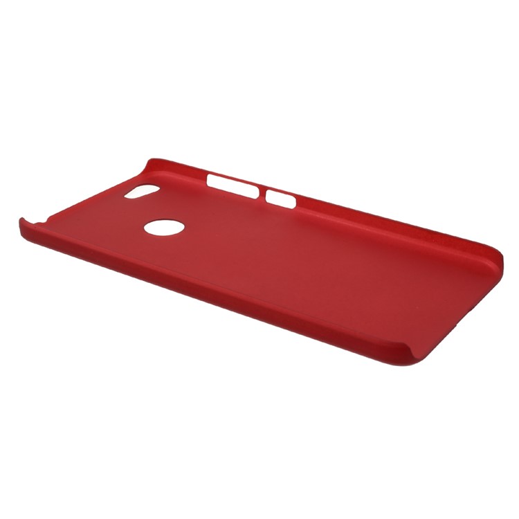 Rubberized Hard PC Case for Xiaomi Redmi Note 5A Prime - Red-3