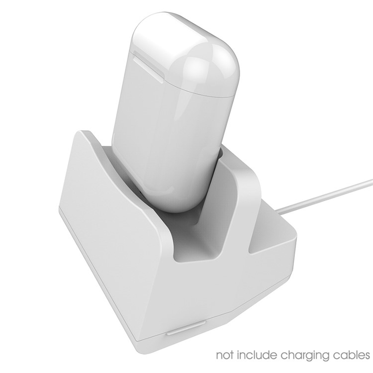 Universal Charging Dock Station Stand for AirPods / iPhone 8 Plus / 8 / 7 Plus Etc - White-4