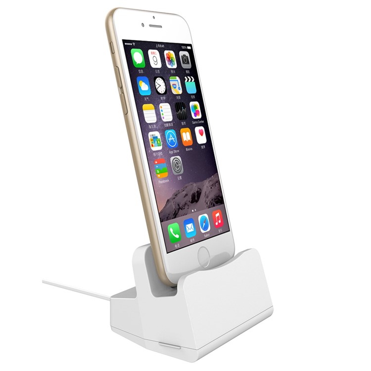 Universal Charging Dock Station Stand for AirPods / iPhone 8 Plus / 8 / 7 Plus Etc - White-8