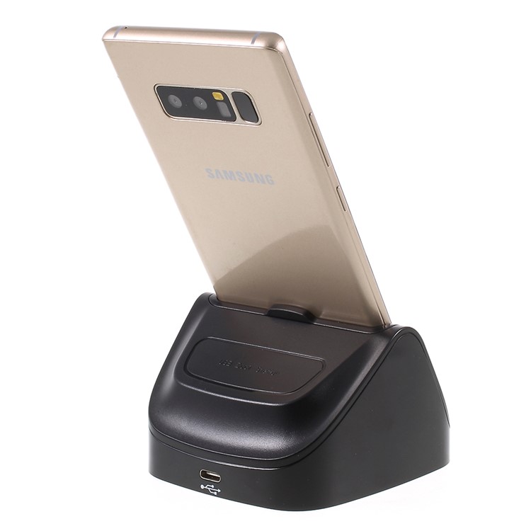 Desktop Ladestation Dock für Samsung Galaxy Note 8 SM-N950 - Schwarz-10