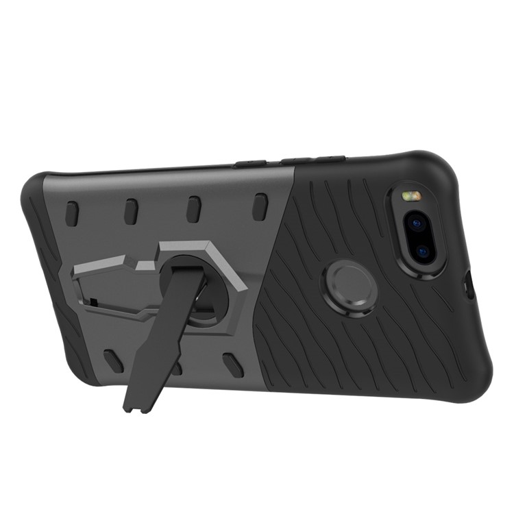 Armor Kickstand PC + TPU Hybrid Phone Case for Xiaomi Mi 5X / A1 - Grey-10