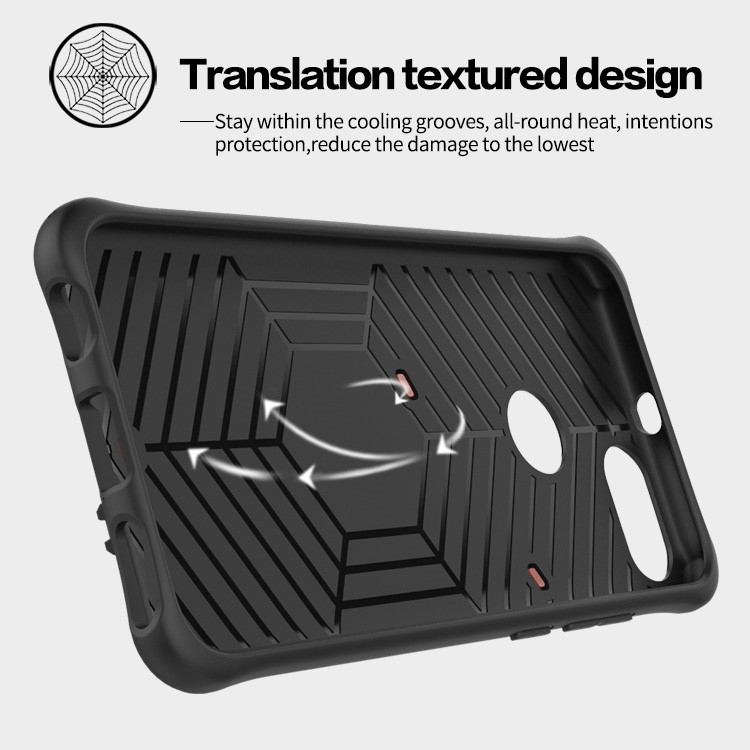 Armor Kickstand PC + TPU Hybrid Phone Case for Xiaomi Mi 5X / A1 - Grey-12