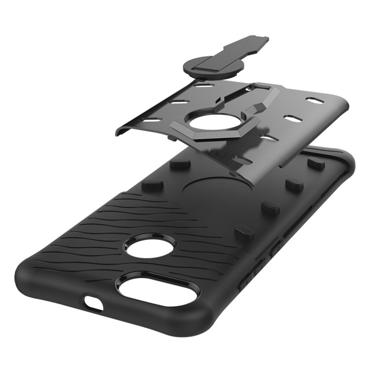 Armor Kickstand PC + TPU Hybrid Phone Case for Xiaomi Mi 5X / A1 - Grey-8