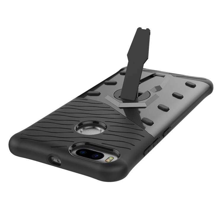 Armor Kickstand PC + TPU Hybrid Phone Case for Xiaomi Mi 5X / A1 - Grey-9