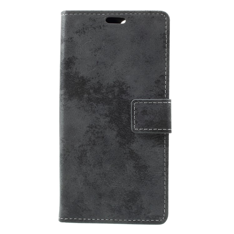 Vintage Leather Wallet Stand Mobile Case for Xiaomi Redmi Note 3 / Note 3 Pro - Grey-3
