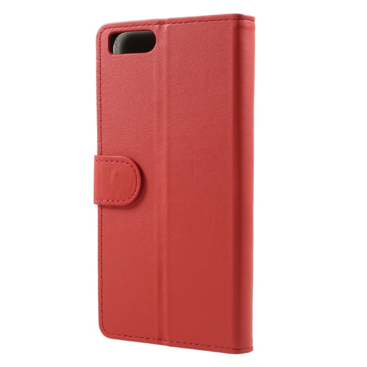 PU Leather Wallet Stand Cellphone Case for Xiaomi Redmi Note 3 / Note 3 Pro - Red-2