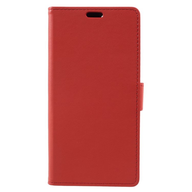 PU Leather Wallet Stand Cellphone Case for Xiaomi Redmi Note 3 / Note 3 Pro - Red-3