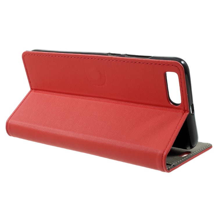 PU Leather Wallet Stand Cellphone Case for Xiaomi Redmi Note 3 / Note 3 Pro - Red-4