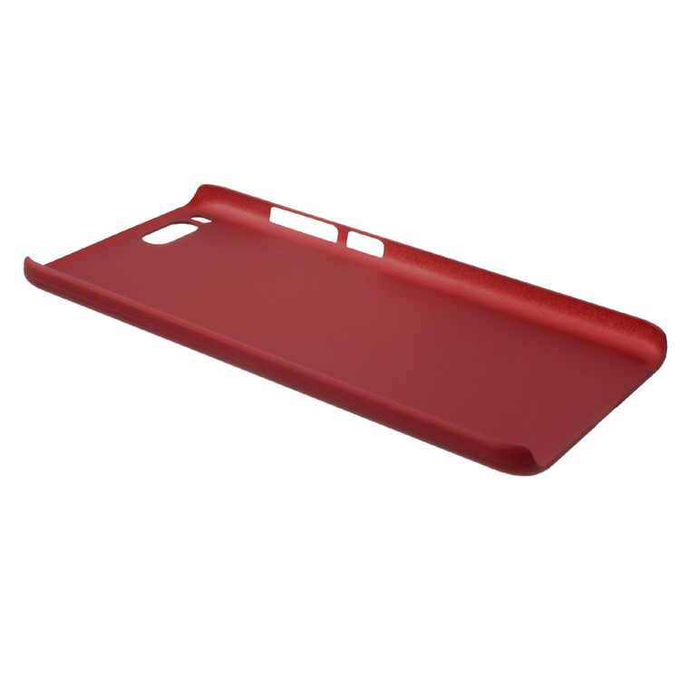Rubberized Hard Plastic Case for Xiaomi Mi Note 3 - Red-4