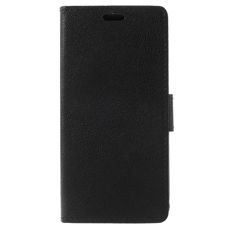 PU Leather Wallet Stand Mobile Phone Case for Xiaomi Redmi 5A - Black-3