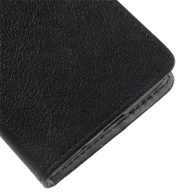 PU Leather Wallet Stand Mobile Phone Case for Xiaomi Redmi 5A - Black-7