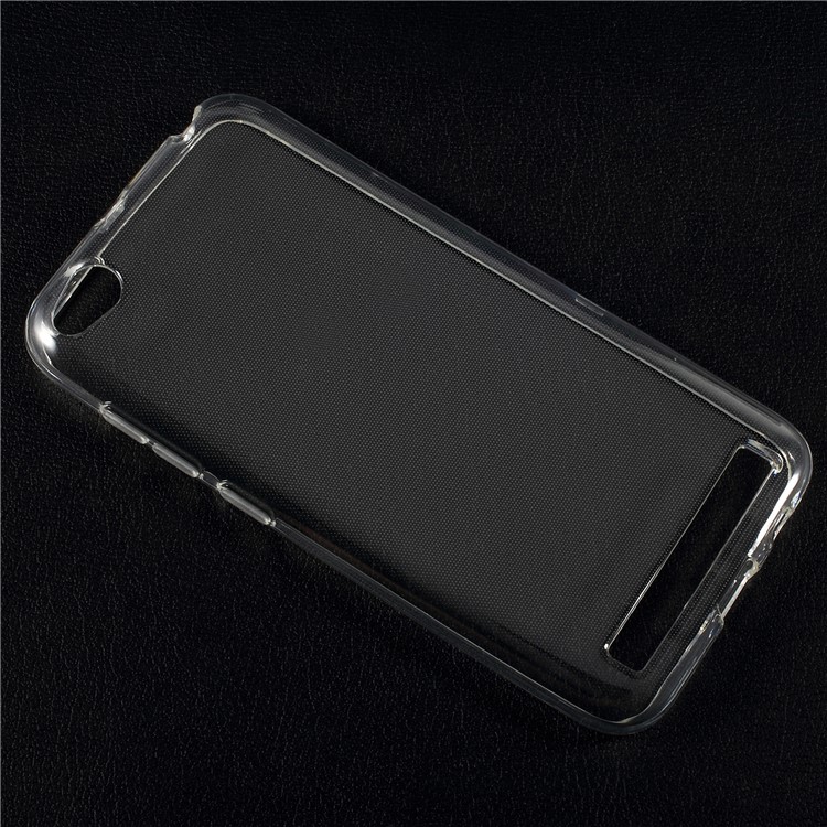 For Xiaomi Redmi 5A Clear TPU Protective Cover with Non-slip Inner - Transparent-3