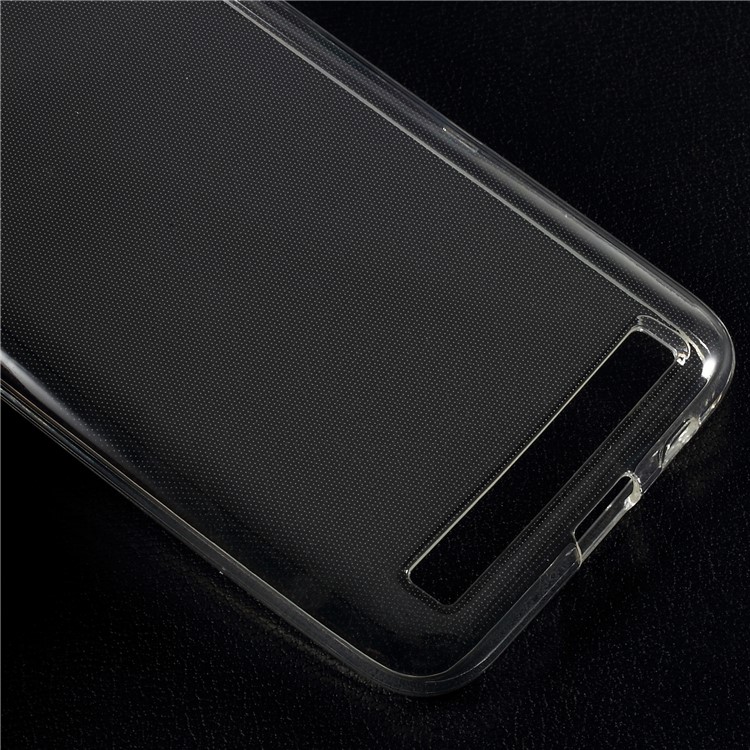 For Xiaomi Redmi 5A Clear TPU Protective Cover with Non-slip Inner - Transparent-5