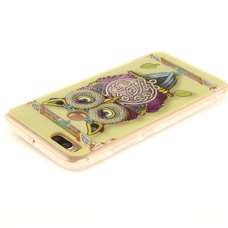 Pattern Printing IMD TPU Case for Xiaomi Mi A1 / 5X - Colorized Owl-3