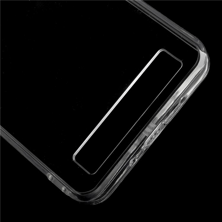 Crystal Clear Acrylic + Flexible TPU Combo Phone Shell for Xiaomi Redmi 5A - Transparent-4