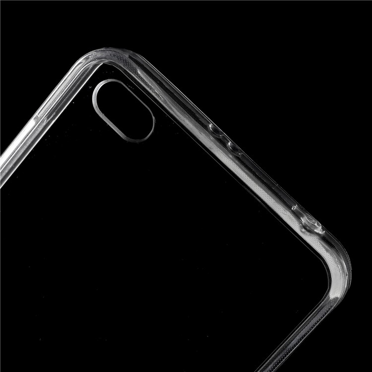 Crystal Clear Acrylic + Flexible TPU Combo Phone Shell for Xiaomi Redmi 5A - Transparent-5