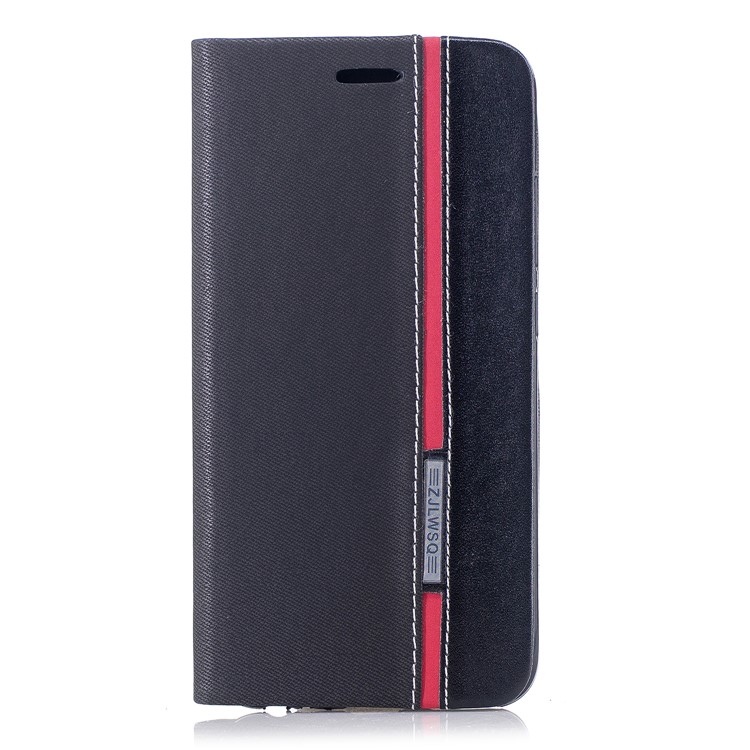 Assorted Color Leather Mobile Casing with Card Holder for Xiaomi Mi A1 / 5X - Black-1
