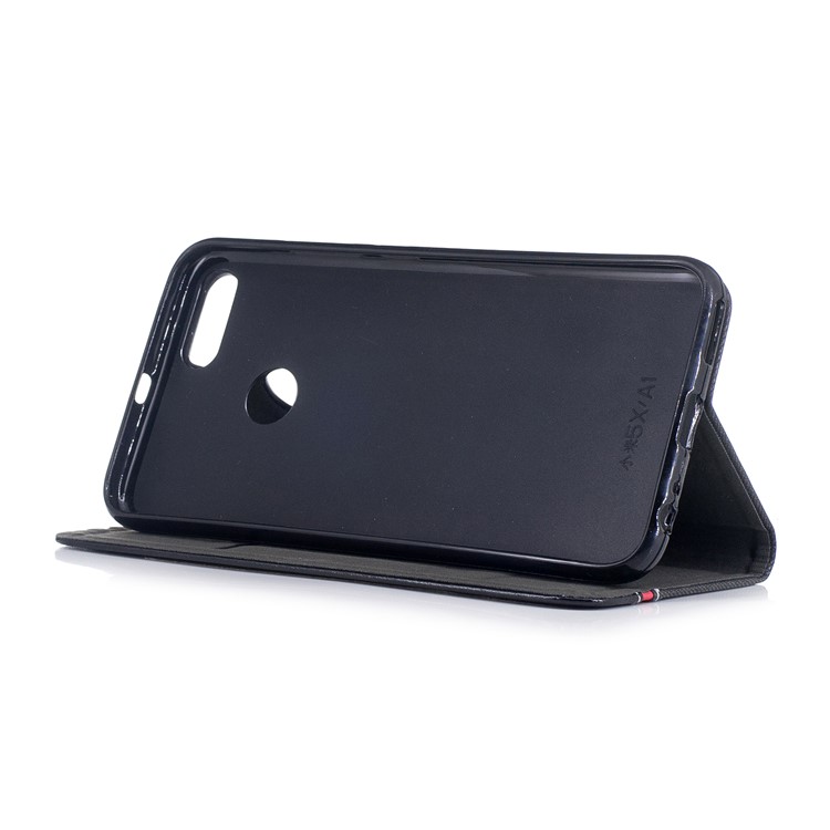 Assorted Color Leather Mobile Casing with Card Holder for Xiaomi Mi A1 / 5X - Black-4