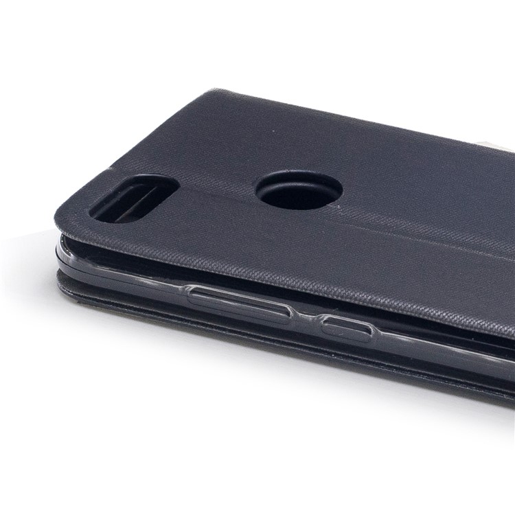 Assorted Color Leather Mobile Casing with Card Holder for Xiaomi Mi A1 / 5X - Black-6