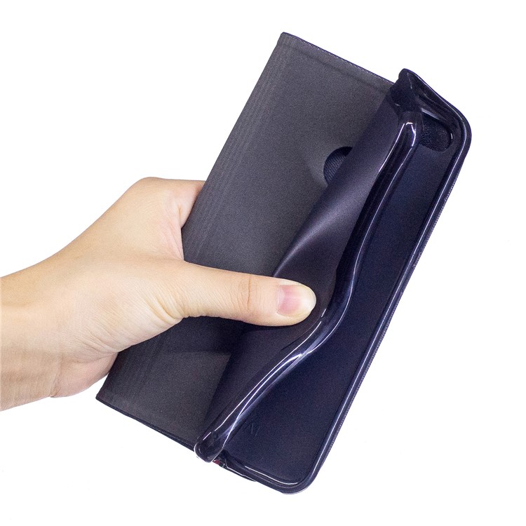Assorted Color Leather Mobile Casing with Card Holder for Xiaomi Mi A1 / 5X - Black-8