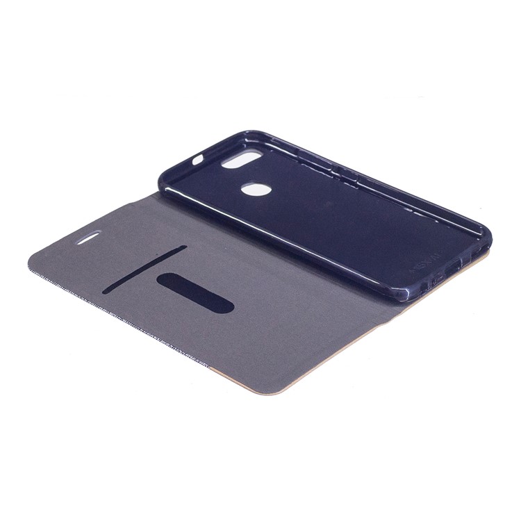 Canvas Stand Leather Card Holder Mobile Phone Casing for Xiaomi Mi A1 / 5X - Light Grey-7