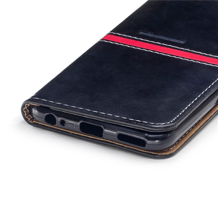Graceful Series Stitching Leather Wallet Mobile Phone Case for Xiaomi Mi A1 / 5X - Black-5