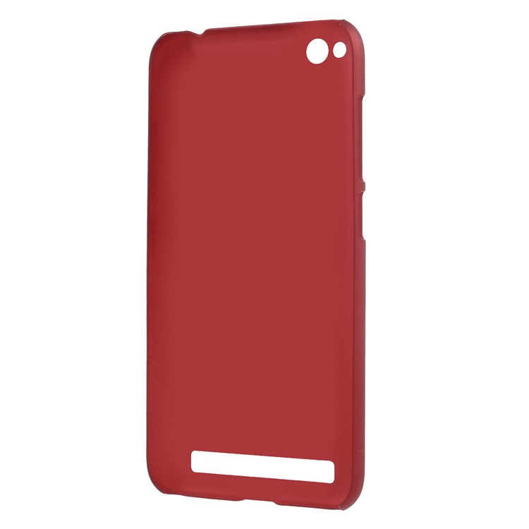 For Xiaomi Redmi 5A Rubberized PC Hard Phone Casing - Red-3
