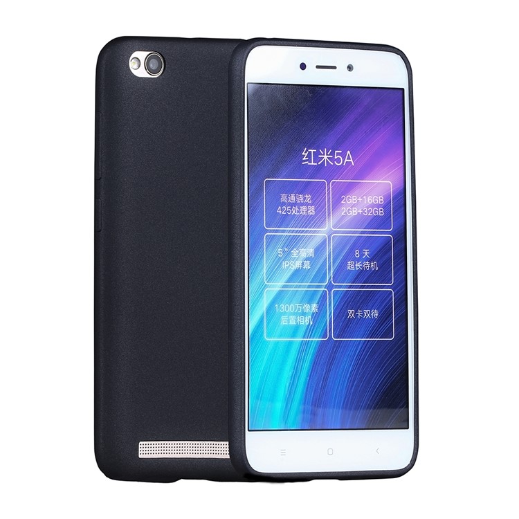 X-LEVEL Guardian Series Matte Surface TPU Case for Xiaomi Redmi 5A - Black-1