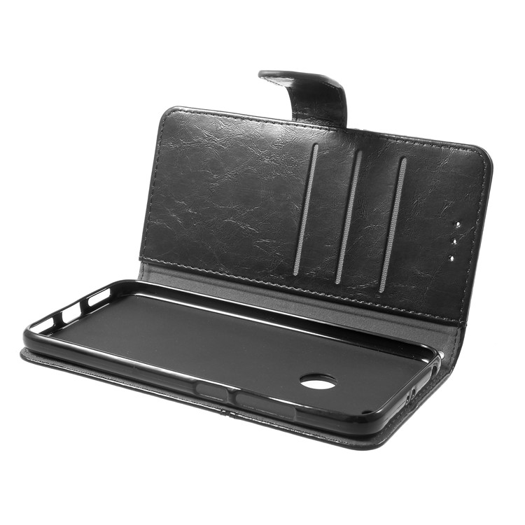 K'TRY Geometric Splicing Series Leather Wallet Stand Case for Xiaomi Redmi Note 5A/Y1 Lite (India) - Black-7