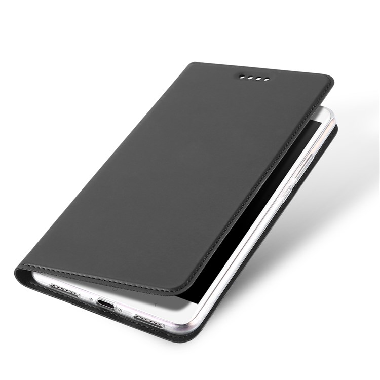 DUX DUCIS Skin Pro Series Card Holder Leather Flip Phone Case for Xiaomi Mi Max 2 - Black-4