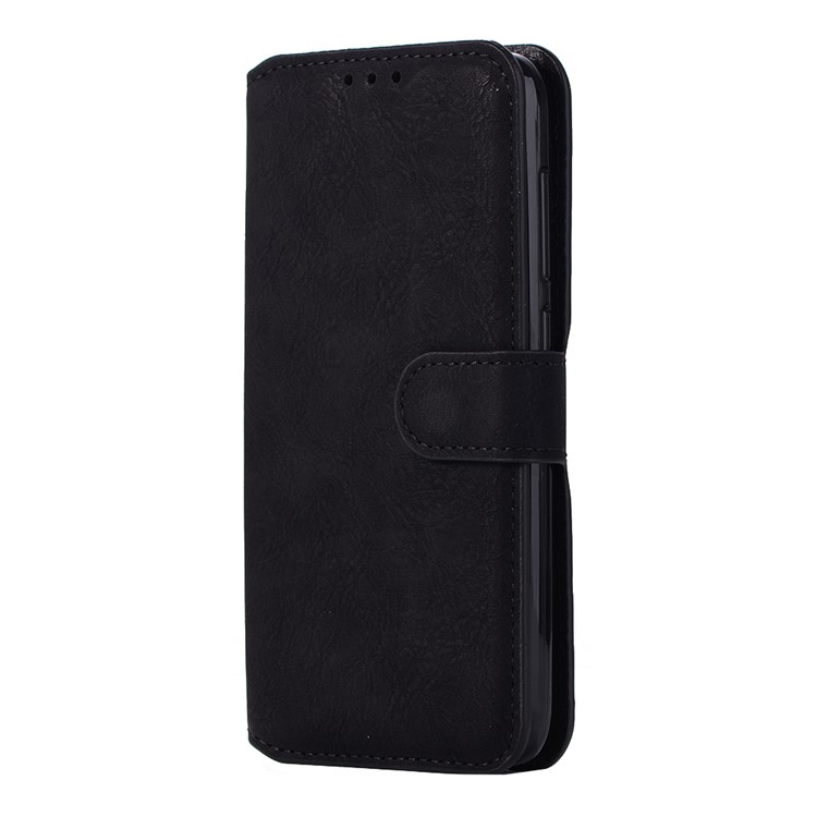 Retro Style Wallet Leather Stand Case for Xiaomi Redmi 5A - Black-2