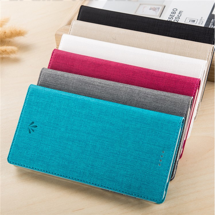 VILI DMX Style Cross Texture Leather Card Slot Phone Shell for Xiaomi Mi Mix 2 - Black-2