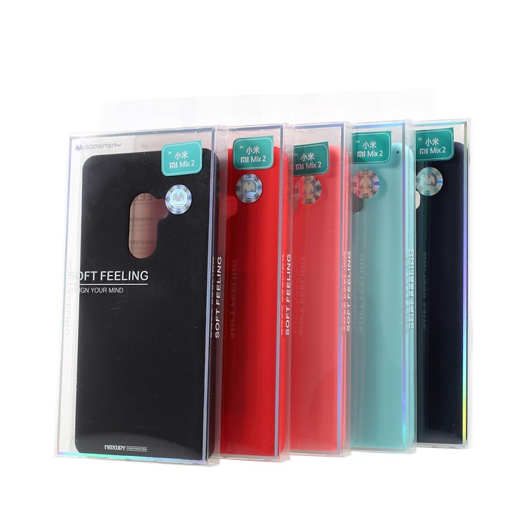 MERCURY GOOSPERY Anti-fingerprint Matte TPU Mobile Case for Xiaomi Mi Mix 2 - Black-6