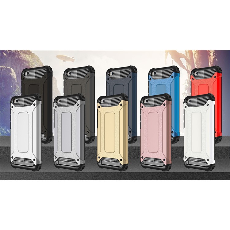 Armor Guard Plastic + TPU Hybrid Case for Xiaomi Redmi 5A - Black-2