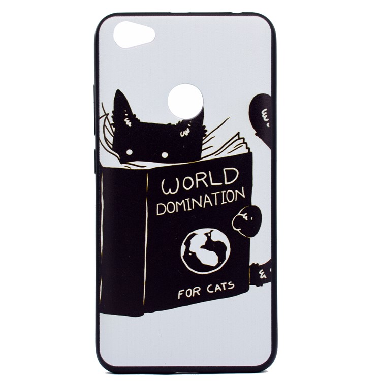 Pattern Printing TPU Case for Xiaomi Redmi Note 5A Prime / Redmi Y1 - World Domination for Cats-2