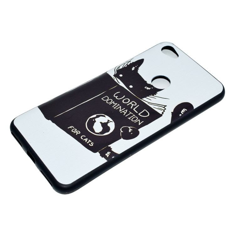 Pattern Printing TPU Case for Xiaomi Redmi Note 5A Prime / Redmi Y1 - World Domination for Cats-3