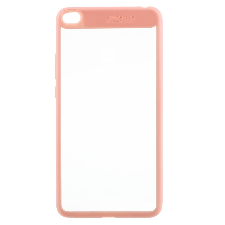 Purchased Silicone Frame Transpa Acrylic Combo Phone Cover For Xiaomi Mi Max 2 Pink