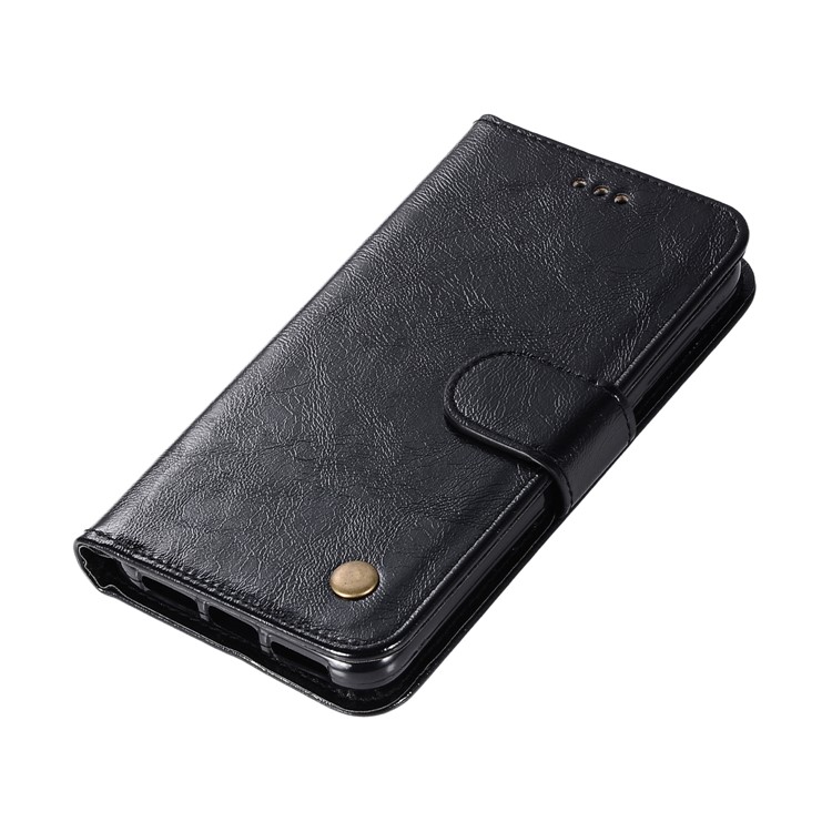Vintage PU Leather Wallet Stand Case for Xiaomi Redmi 4X - Black-7