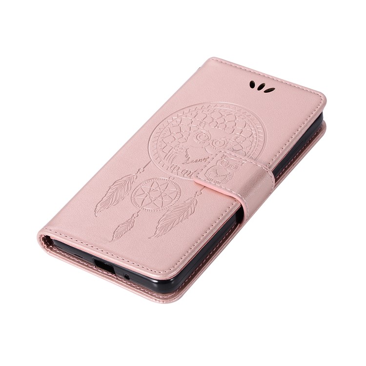 Impresión Sueño Colector Búho Billetera Magnética PU Soporte De Cuero Shell Para Xiaomi Redmi 4a - Oro Rosa-7