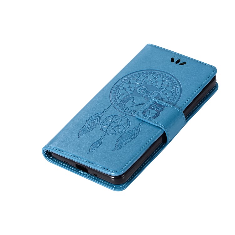 Impresión Sueño Colector Búho Billetera Magnética PU Soporte De Cuero Cubierta Del Teléfono Celular Para Xiaomi Redmi 4a - Azul-7