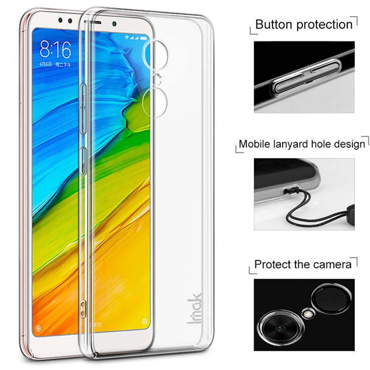 IMAK Crystal Case II Für Xiaomi Redmi 5 Kratzfestes, Klares PC-Rückentelefon-3