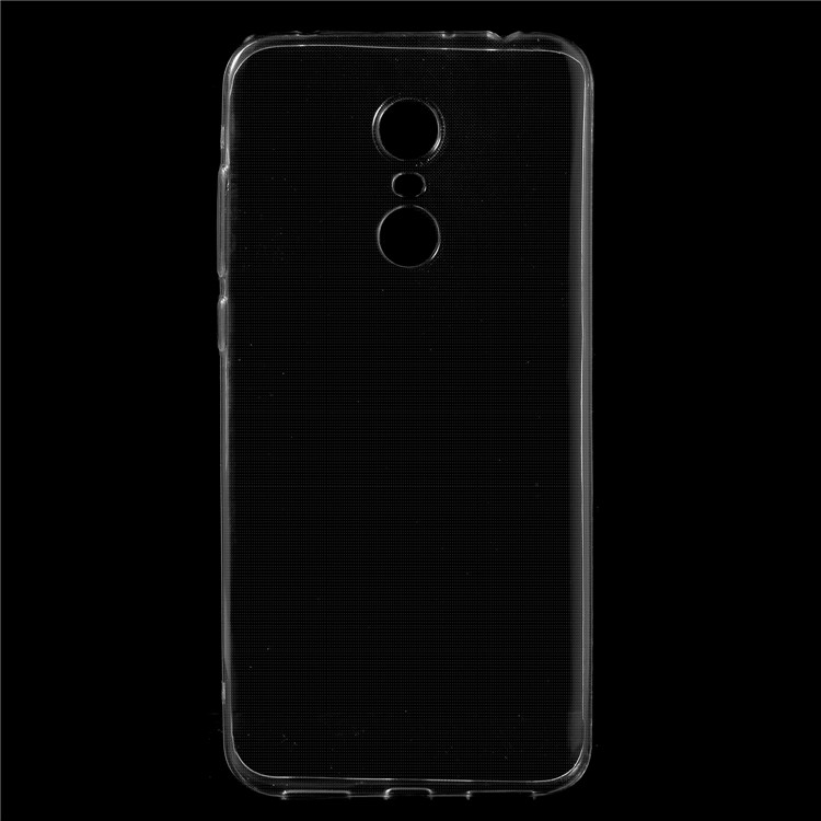 For Xiaomi Redmi 5 Plus Crystal Clear TPU Cell Phone Case - Transparent-1