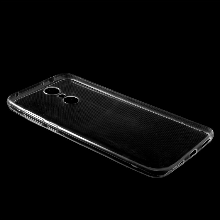For Xiaomi Redmi 5 Plus Crystal Clear TPU Cell Phone Case - Transparent-2