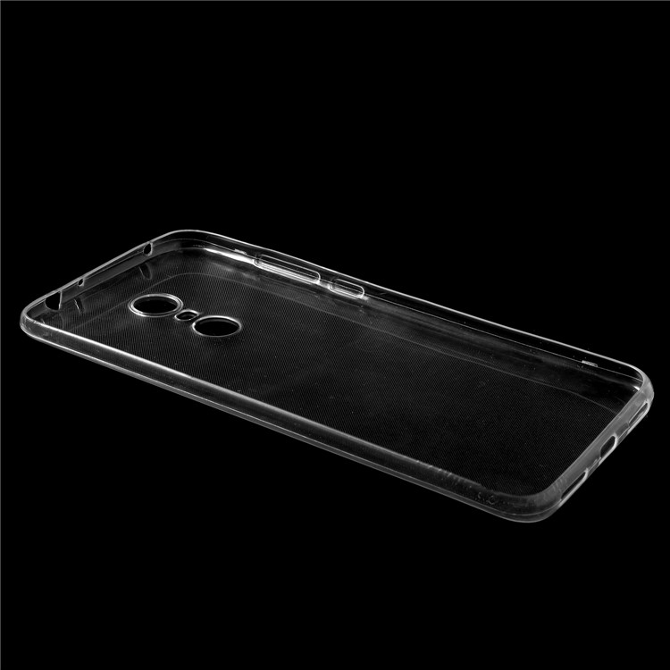 For Xiaomi Redmi 5 Plus Crystal Clear TPU Cell Phone Case - Transparent-3