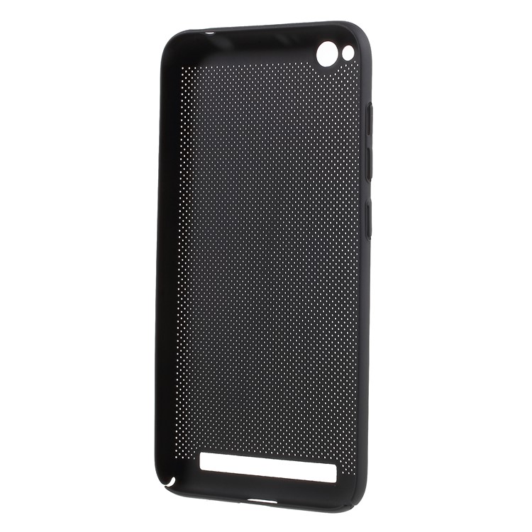 Hollow Mesh Heat Dissipation PC Hard Case for Xiaomi Redmi 5A - Black-3